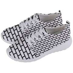 Bricks Wall Pattern Seamless Men s Lightweight Sports Shoes