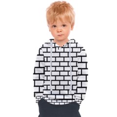 Bricks Wall Pattern Seamless Kids  Overhead Hoodie