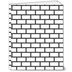 Bricks Wall Pattern Seamless 8  X 10  Softcover Notebook