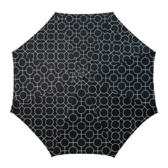 Geometric Pattern Design White Golf Umbrellas