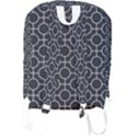 Geometric Pattern Design White Full Print Backpack View2