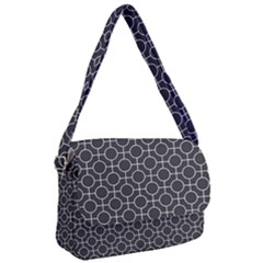 Geometric Pattern Design White Courier Bag