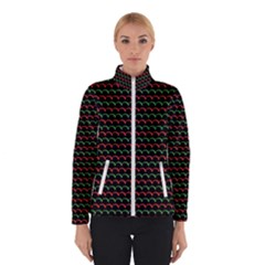 Geometric Pattern Design Line Women s Bomber Jacket