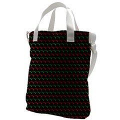 Geometric Pattern Design Line Canvas Messenger Bag