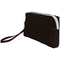 Geometric Pattern Design Line Wristlet Pouch Bag (small)