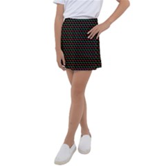 Geometric Pattern Design Line Kids  Tennis Skirt