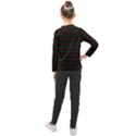 Geometric Pattern Design Line Kids  Long Mesh T-Shirt View2