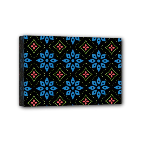 Flowers Pattern Floral Seamless Mini Canvas 6  X 4  (stretched)