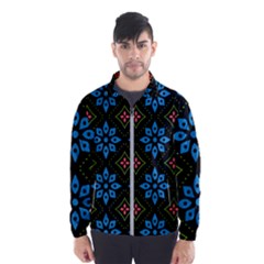 Flowers Pattern Floral Seamless Men s Windbreaker