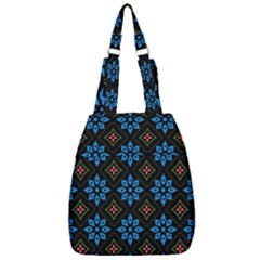 Flowers Pattern Floral Seamless Center Zip Backpack