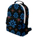 Flowers Pattern Floral Seamless Flap Pocket Backpack (Small) View1