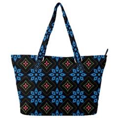 Flowers Pattern Floral Seamless Full Print Shoulder Bag