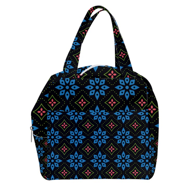 Flowers Pattern Floral Seamless Boxy Hand Bag