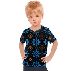 Flowers Pattern Floral Seamless Kids  Sports T-shirt