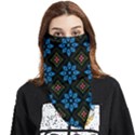 Flowers Pattern Floral Seamless Face Covering Bandana (Triangle) View1