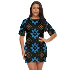 Flowers Pattern Floral Seamless Just Threw It On Dress