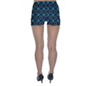 Flowers Pattern Design Abstract Skinny Shorts View2