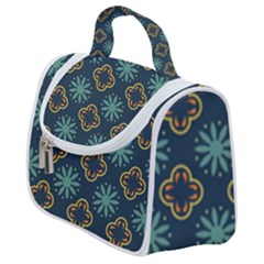 Flowers Pattern Design Abstract Satchel Handbag by Maspions