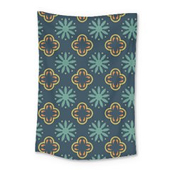 Flowers Pattern Design Abstract Small Tapestry