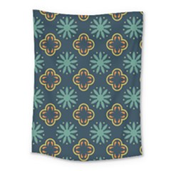 Flowers Pattern Design Abstract Medium Tapestry