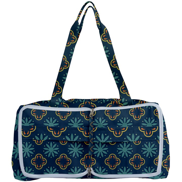 Flowers Pattern Design Abstract Multi Function Bag