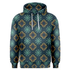 Flowers Pattern Design Abstract Men s Overhead Hoodie