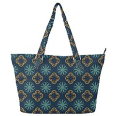 Flowers Pattern Design Abstract Full Print Shoulder Bag by Maspions