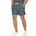 Flowers Pattern Design Abstract Men s Runner Shorts View3