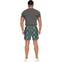 Flowers Pattern Design Abstract Men s Runner Shorts View4