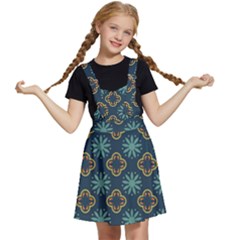 Flowers Pattern Design Abstract Kids  Apron Dress