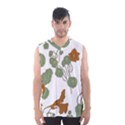 Nasturtium Flowers Plant Leaves Men s Basketball Tank Top View1