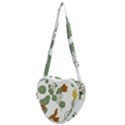 Nasturtium Flowers Plant Leaves Heart Shoulder Bag View1