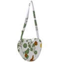 Nasturtium Flowers Plant Leaves Heart Shoulder Bag View2