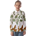 Nasturtium Flowers Plant Leaves Kids  Long Sleeve Shirt View1