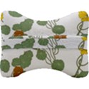 Nasturtium Flowers Plant Leaves Velour Seat Head Rest Cushion View2