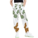 Nasturtium Flowers Plant Leaves Kids  Joggers View1