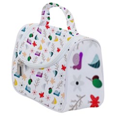 Snails Butterflies Pattern Seamless Satchel Handbag