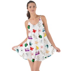 Snails Butterflies Pattern Seamless Love The Sun Cover Up