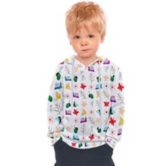 Snails Butterflies Pattern Seamless Kids  Overhead Hoodie