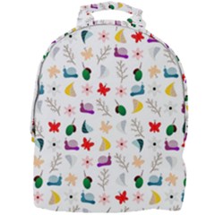 Snails Butterflies Pattern Seamless Mini Full Print Backpack by Maspions