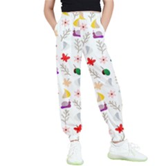 Snails Butterflies Pattern Seamless Kids  Joggers