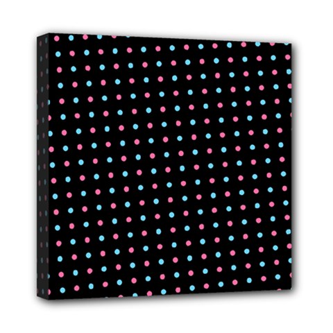 Pattern Dots Dot Seamless Mini Canvas 8  X 8  (stretched)