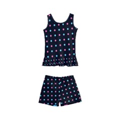 Pattern Dots Dot Seamless Kids  Boyleg Swimsuit