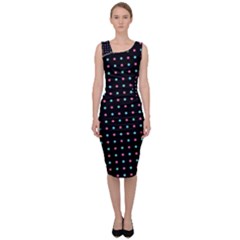 Pattern Dots Dot Seamless Sleeveless Pencil Dress