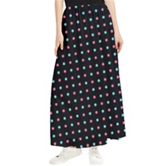 Pattern Dots Dot Seamless Maxi Chiffon Skirt