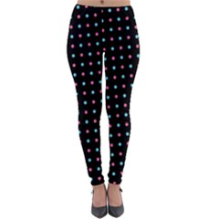 Pattern Dots Dot Seamless Lightweight Velour Leggings