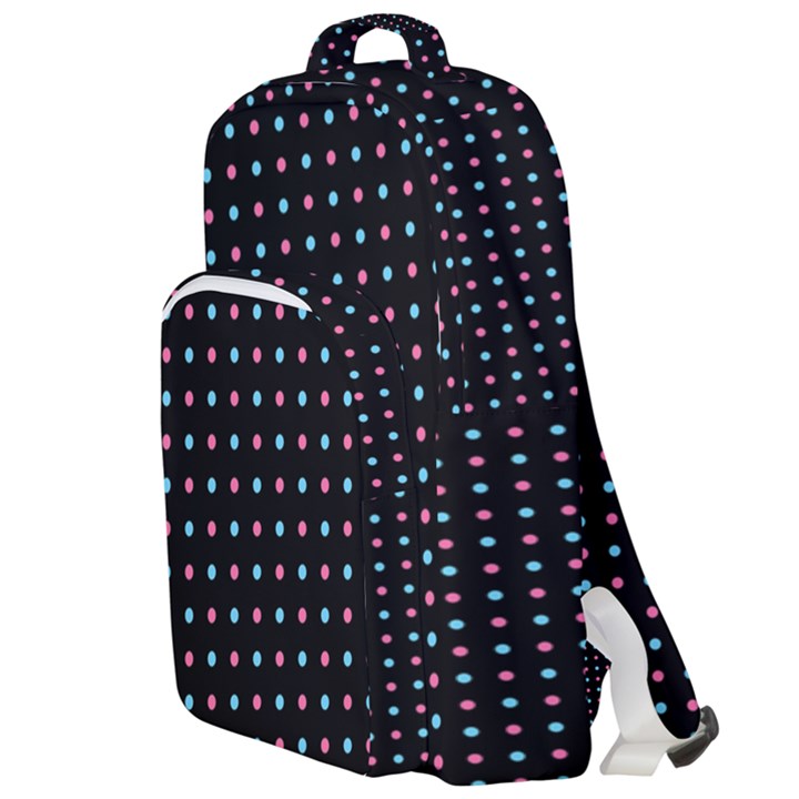 Pattern Dots Dot Seamless Double Compartment Backpack