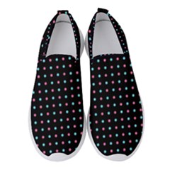 Pattern Dots Dot Seamless Women s Slip On Sneakers