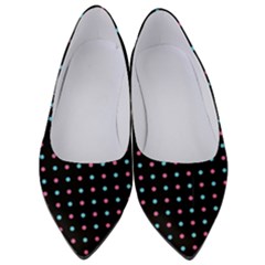 Pattern Dots Dot Seamless Women s Low Heels