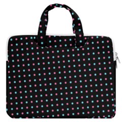 Pattern Dots Dot Seamless Macbook Pro 13  Double Pocket Laptop Bag